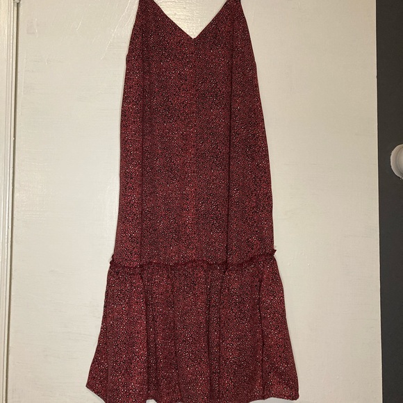 Cheetah Print Drop Waist Dress - Picture 3 of 4